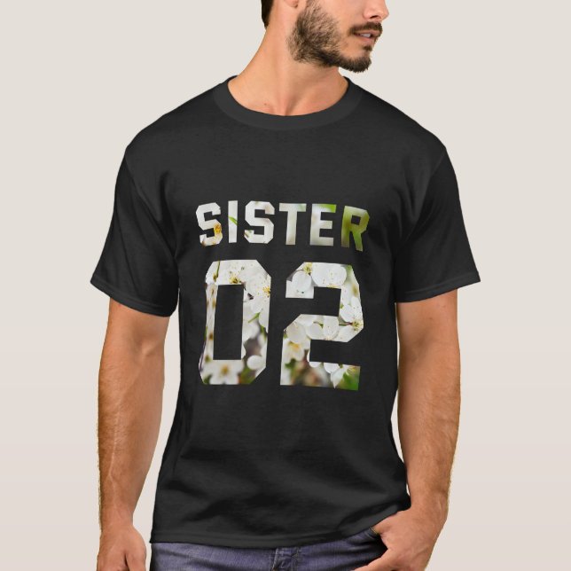 Camiseta Flower Sister 02 (Frente)