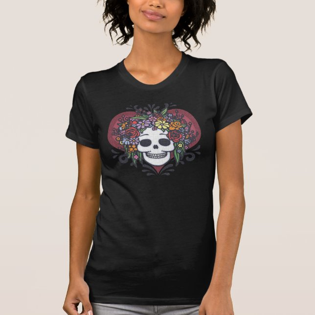 Camiseta flowerhair-coração-T (Frente)