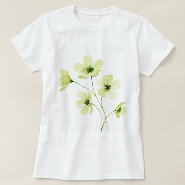 Camiseta Flowers (Frente do Design)