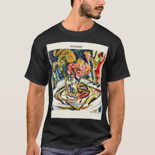 Camiseta FLOWERS by HENRY LYMAN SAYEN ,Abstract vintage mod