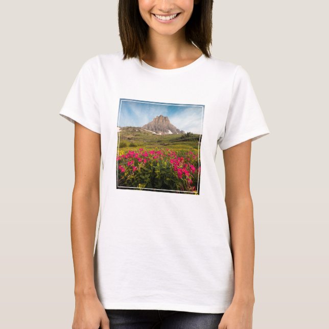 Camiseta Flowers | Montana's Glacier National Park (Frente)