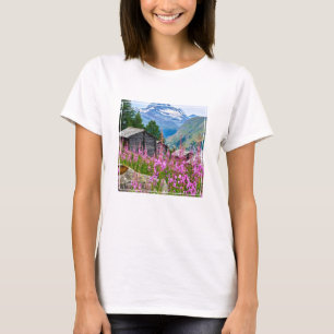 Camiseta Flowers   Summer Matterhorn Switzerland