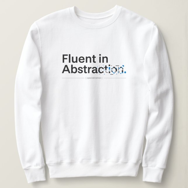 Camiseta Fluente em Conceito de Codificação Minimalista de  (Frente do Design)