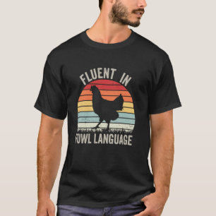 Camiseta Fluente Em Linguagem Fowl Engraçado Proprietário D