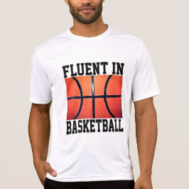 Camiseta Fluente No Basquete Engraçado