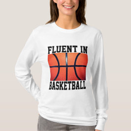 Camiseta Fluente No Basquete Engraçado