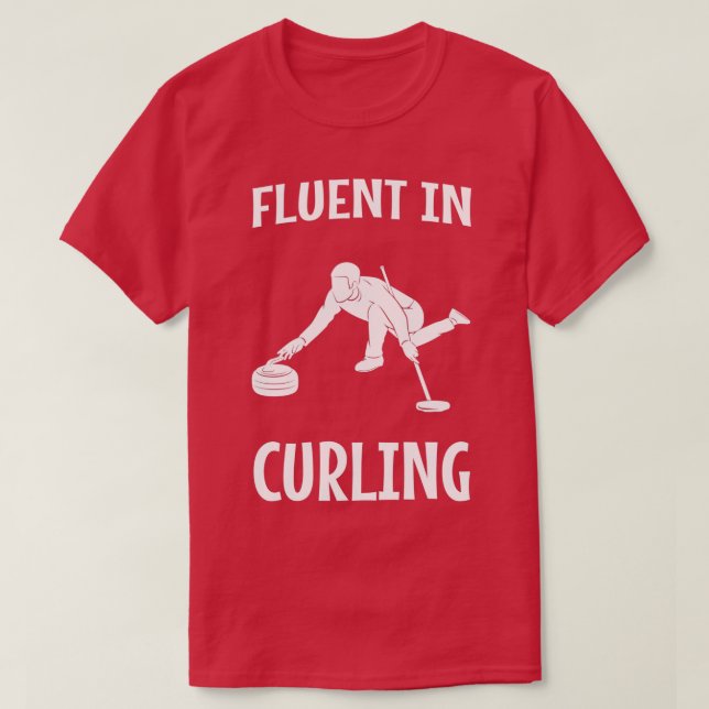 Camiseta Fluente no Curling 3 (Frente do Design)