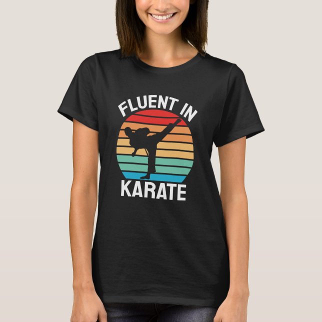 Camiseta Fluente no Karate Funny Karate (Frente)
