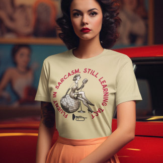 CAMISETA FLUENTE NO SARCASM AINDA APRENDIZADO