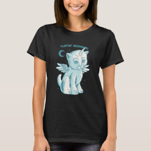 Camiseta Fluffinu2019 Meowgical Unicórnio Gato Catcorn Kitt