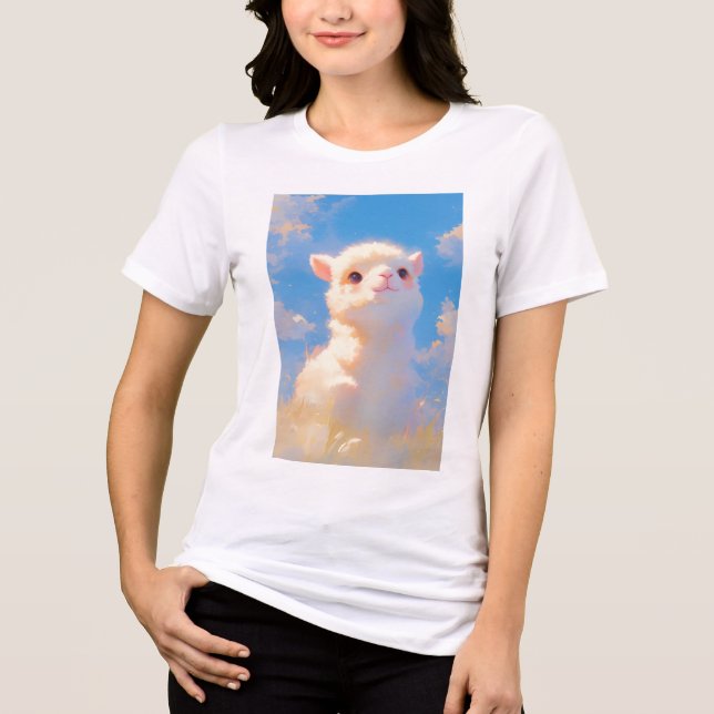 Camiseta Fluffy Alpaca Wonder (Frente)