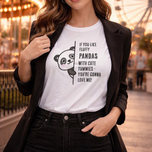 Camiseta Fluffy Panda / Love Me Tee