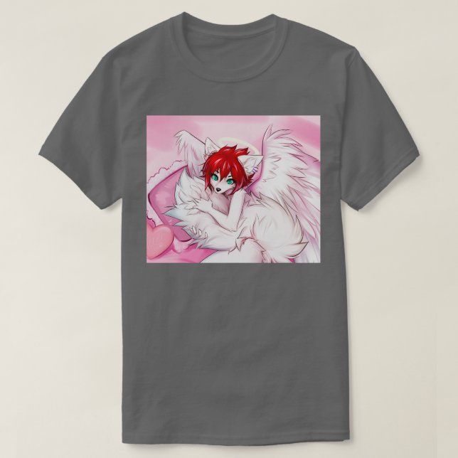 Camiseta Fluffy Tail Hug (Frente do Design)