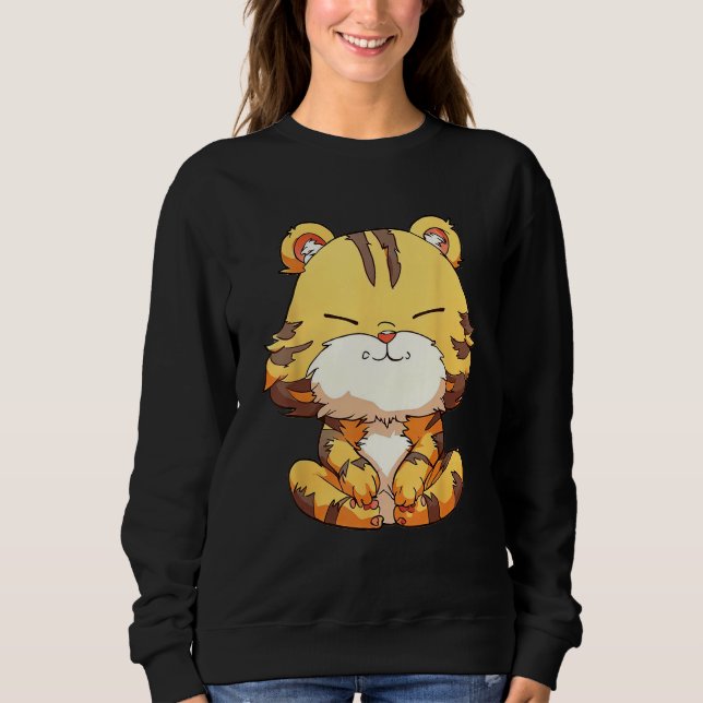 Camiseta Fluffy Tiger Zen  Pamper Yourself (Frente)