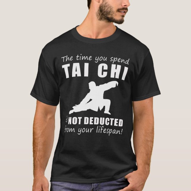 Camiseta Fluir e Rir! Tai Chi - Sem Dedução De Vida, Jus (Frente)