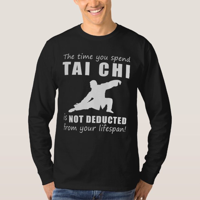 Camiseta Fluir e Rir! Tai Chi - Sem Dedução De Vida, Jus (Frente)