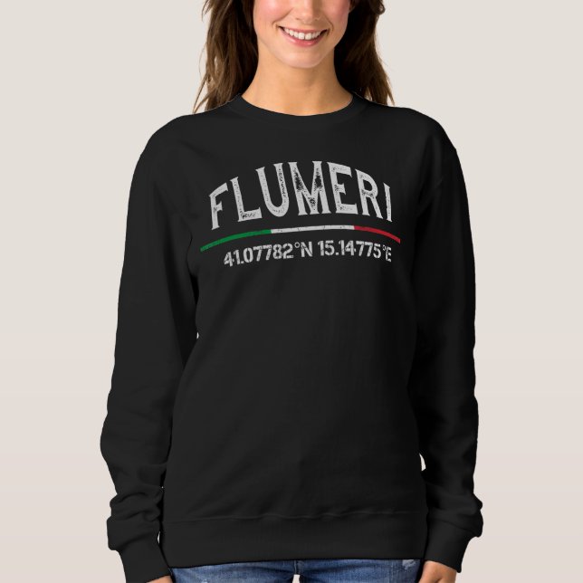 Camiseta Flumeri Italy Avellino GPS Coordinates (Frente)