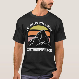 Camiseta Flumserberg Swiss Vintage Sunset Mountain