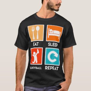 Camiseta Flunky Ball game Flunkyball Comer Sleep Rep