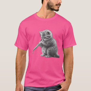 Camiseta Flute Cat