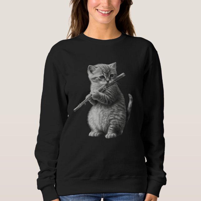 Camiseta Flute Cat 2 (Frente)