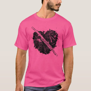 Camiseta Flute de Instrumento Flute Player