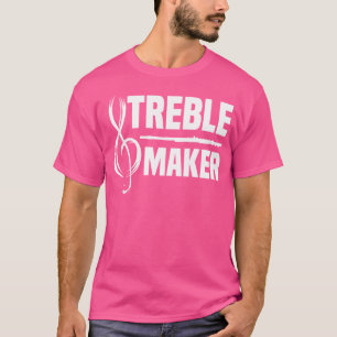 Camiseta Flute Flutist Do Criador De Trebble