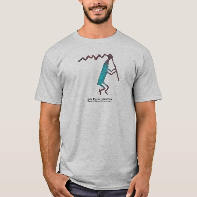 Camiseta Flute Player Petroglicph (Frente)