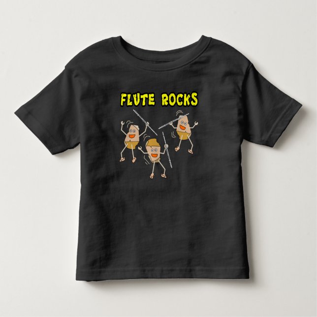 Camiseta Flute Rocks (Frente)