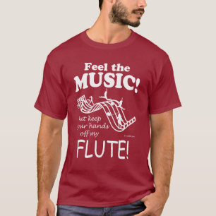 Camiseta Flute Sente A Música