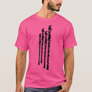 Camiseta Flutes Sketch Flute Player Woodwind