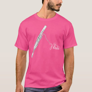 Camiseta Flutist Flute Player Musical