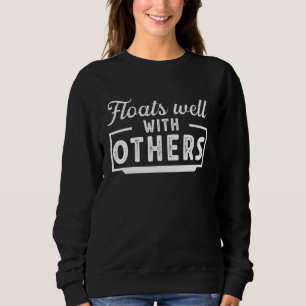Camiseta Flutua Bem Com Outros, Piada De Verão Engraçada, T