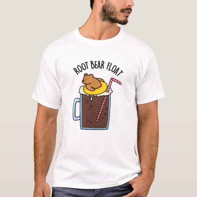 Camiseta Flutuador de Root Bear Piada Divertida de Root Bee (Frente)
