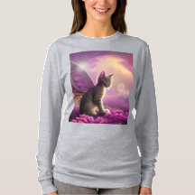 Flutuante- Gatinho De Mito ( LS-Shirt)