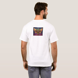 Camiseta "Flutuar em Estilo" ou "Asas de Elegância"