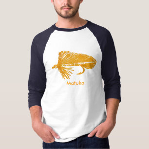 Camiseta Fluxo Clássico de Trout Fly Matuka, pesca de mosca