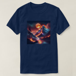 Camiseta Fluxo de Árvore Apocalíptica da Noite de FireMount