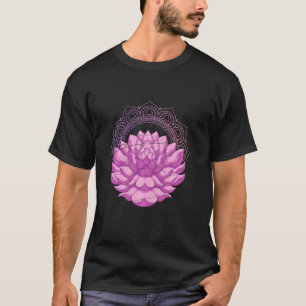 Camiseta Fluxo de Meditação de Yoga Prana Mandala Flor de B