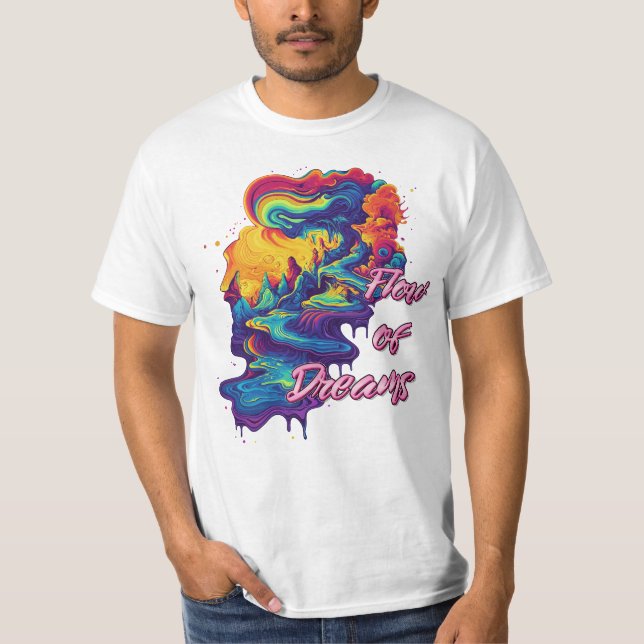Camiseta Fluxo de Sonhos (Frente)