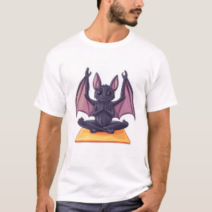 Camiseta Fluxo de Yoga de Morcego