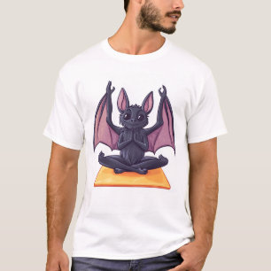 Camiseta Fluxo de Yoga de Morcego