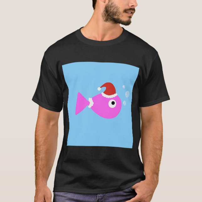 Camiseta Fluxo Elegante de Guppy (Frente)