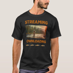 Camiseta Fluxos e Descarga da Pesca de Voo