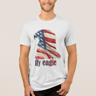 Camiseta Fly Eagle - Edição do Orgulho dos EUA