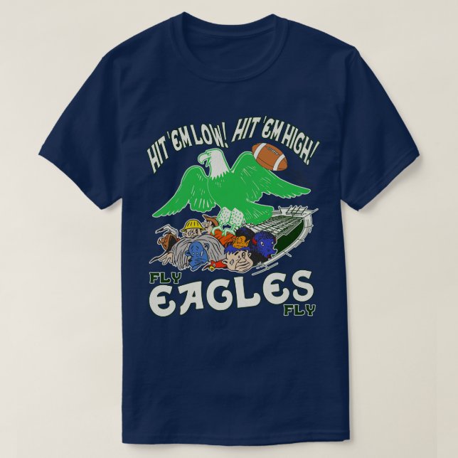 Camiseta Fly Eagles Fly (Frente do Design)