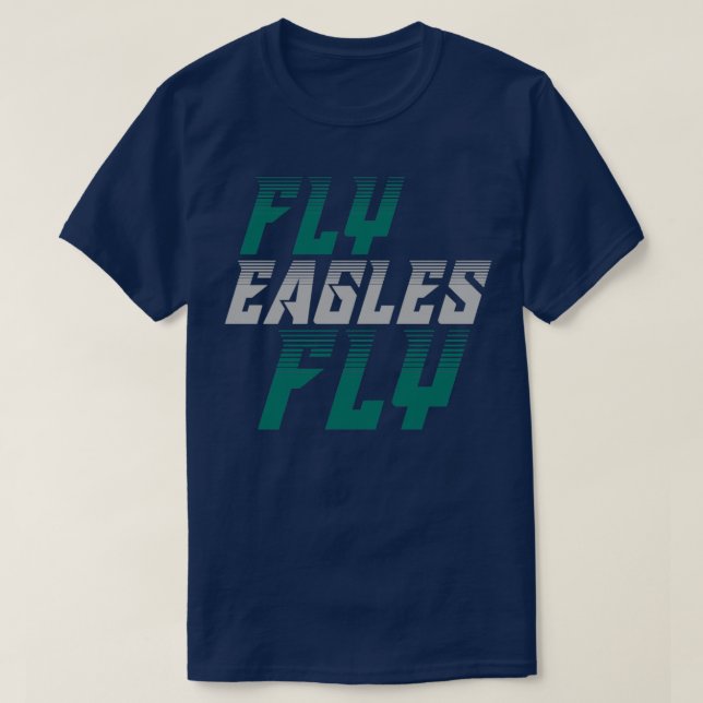 Camiseta Fly Eagles Fly Philadelphia (Frente do Design)