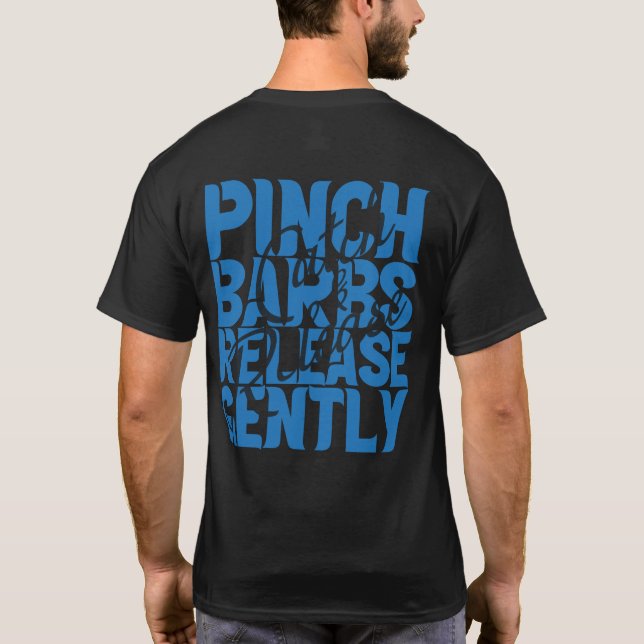 Camiseta Fly fishing "Aplainar Farpas Solte Suavemente" (Verso)