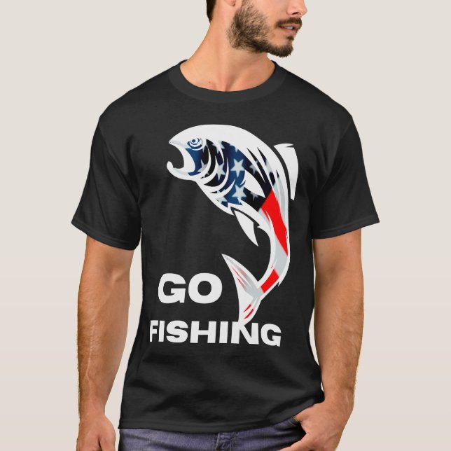 Camiseta Fly Fishing EUA v2 (Frente)