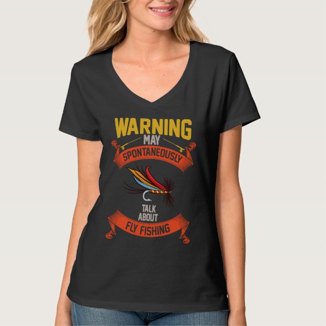 Camiseta Fly Fishing Flies Fisherman Rod Bait Reel Lures  1 (Frente)